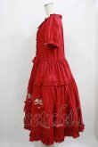 画像2: NyaNya（海外ロリータブランド） / Strawberry Flowers on thr Hill ワンピース XXL レッド H-25-05-28-004-LO-OP-NS-ZH (2)