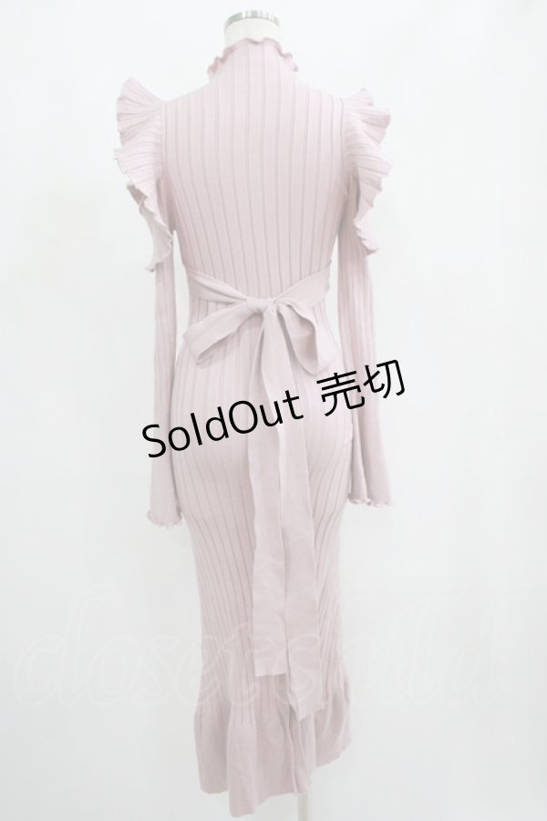 画像3: Manon Mimie / Mermaid Like Long Knit OP free ピンク H-25-05-28-051-GO-OP-NS-ZH (3)