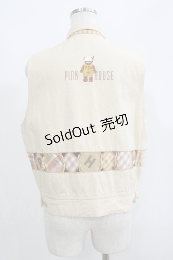 画像3: PINK HOUSE / パッチワークベスト Free アイボリー H-25-05-28-057-LO-JA-NS-ZH (3)