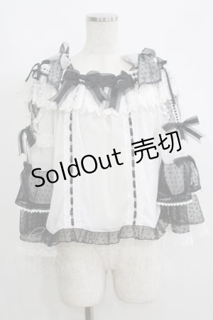 画像: BABY,THE STARS SHINE BRIGHT / Gothic Noir Princessブラウス Free オフ/ブラック H-25-05-28-071-BA-BL-NS-ZH