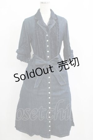 画像: INGEBORG / デニムワンピース 11 インディゴ H-25-05-28-014-LO-OP-NS-ZH