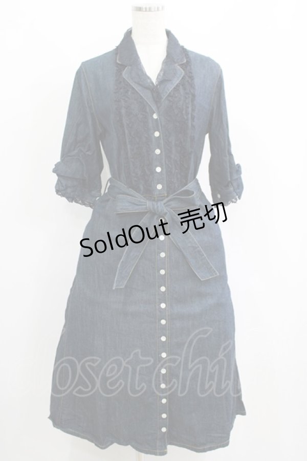 画像1: INGEBORG / デニムワンピース 11 インディゴ H-25-05-28-014-LO-OP-NS-ZH (1)