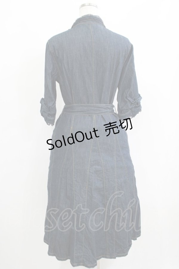 画像3: INGEBORG / デニムワンピース 11 インディゴ H-25-05-28-014-LO-OP-NS-ZH (3)