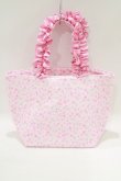 画像2: Maison de FLEUR / マイメロディフリルハンドルトートバッグ  ピンク H-25-05-29-068-LO-BG-NS-ZH (2)