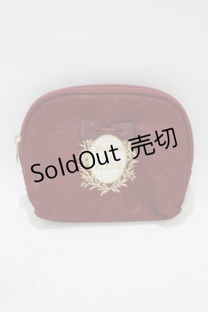 画像: Maison de FLEUR / レースティッシュケース  ボルドー H-25-05-29-071-LO-ZA-NS-ZH