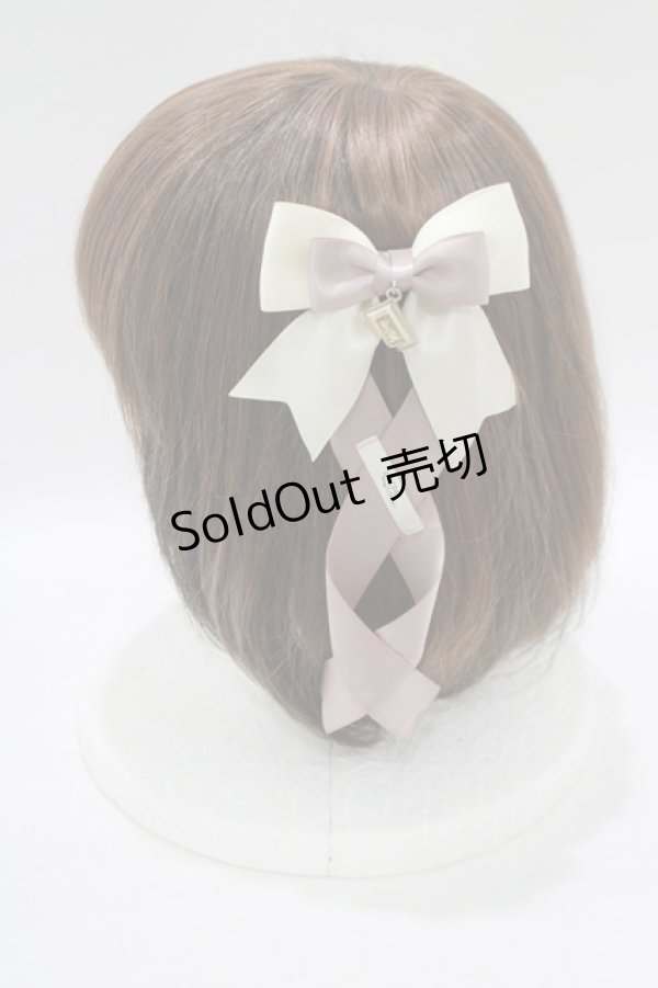 画像2: LOTUS ribbon / リボンバレッタセット  ベージュピンク H-25-05-29-076-EL-AC-NS-ZH (2)