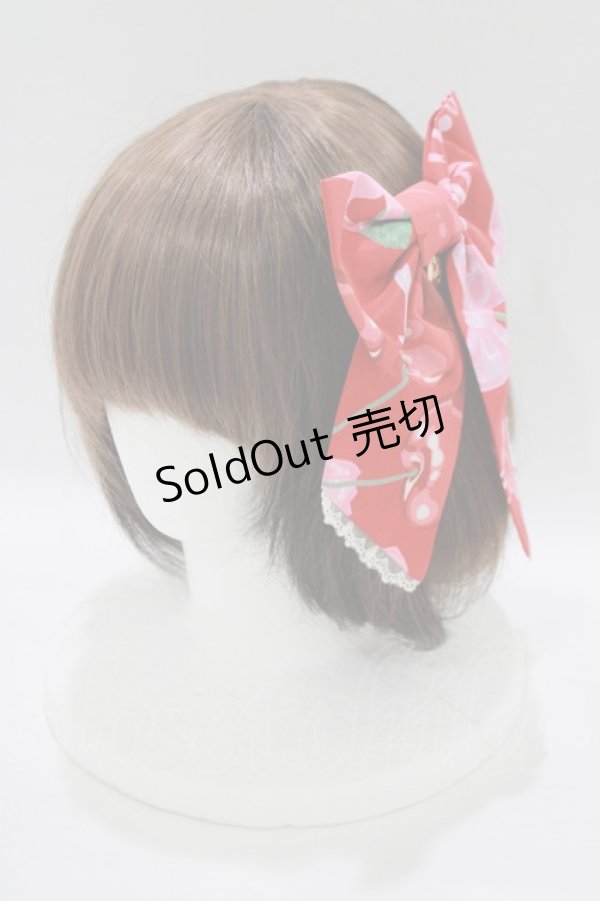 画像1: Angelic Pretty / Wrapping Cherryリボンクリップ  レッド H-25-05-29-077-AP-AC-NS-ZH (1)