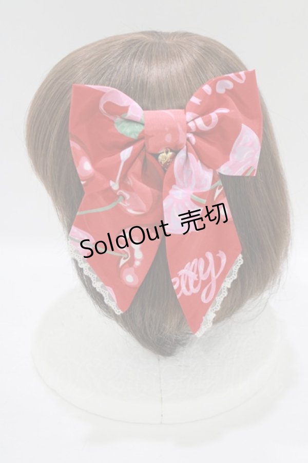 画像2: Angelic Pretty / Wrapping Cherryリボンクリップ  レッド H-25-05-29-077-AP-AC-NS-ZH (2)