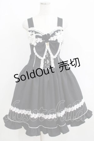 画像: BABY,THE STARS SHINE BRIGHT / 薔薇の乙女ジャンパースカート Free ブラック H-25-05-29-018-BA-OP-NS-ZH