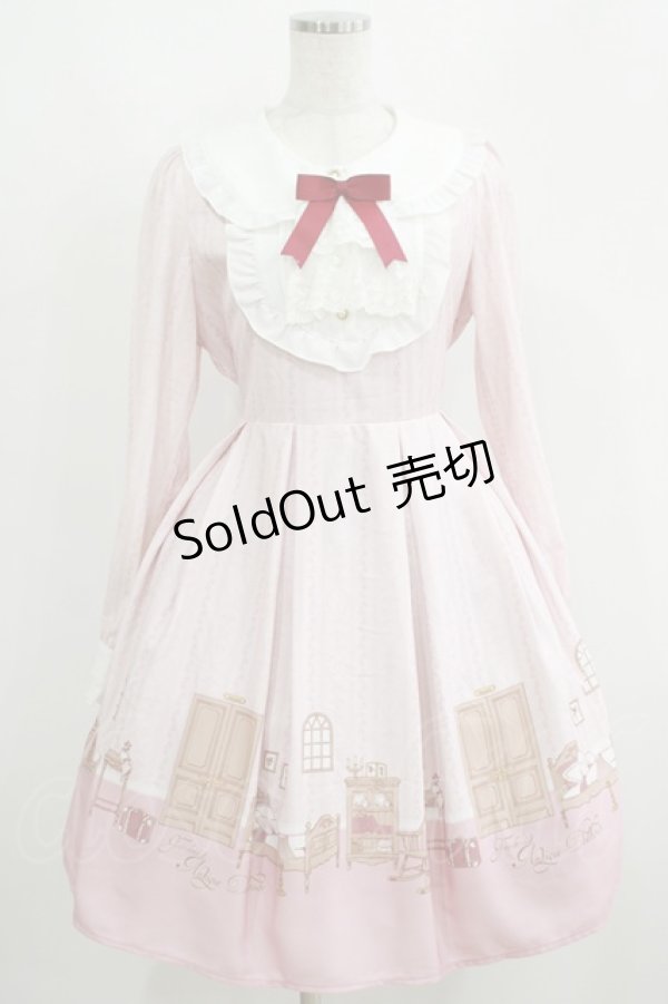 画像1: Amavel / Antique Doll houseワンピース Free ピンク H-25-05-29-022-CA-OP-NS-ZH (1)
