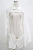 画像1: MILKBOY / FRAMEシャツ  オーバーレース×オフホワイト H-25-06-01-031-MB-BL-KB-ZH (1)