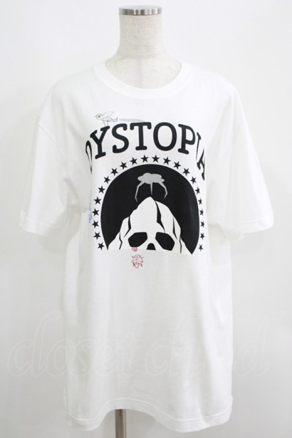 画像1: MILKBOY / DYSTOPIA Tee L ホワイト H-25-06-01-045-MB-TO-KB-ZH (1)