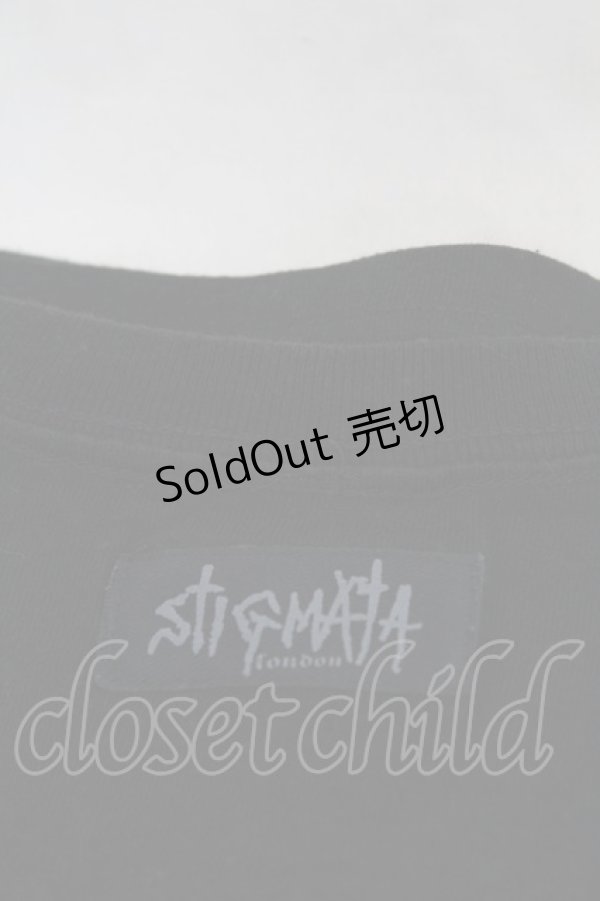 画像3: STIGMATA / プリント半袖カットソー XXS 黒 H-25-06-01-1062-GO-TO-KB-ZH (3)