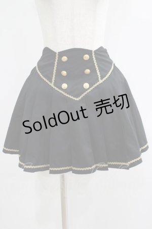 画像: MA / ネコミミ騎士団メタル・ブレード・スカート弐  ブラック×ゴールド H-25-06-01-011-PU-SK-KB-ZH