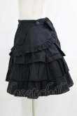 画像2: PEACE NOW / ダブルポケットフリルスカート  黒 H-25-06-01-012-PU-SK-KB-ZH (2)