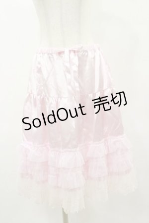 画像: BABY,THE STARS SHINE BRIGHT / レースフリルペチコート Free ピンク H-25-06-03-066-BA-SK-NS-ZH