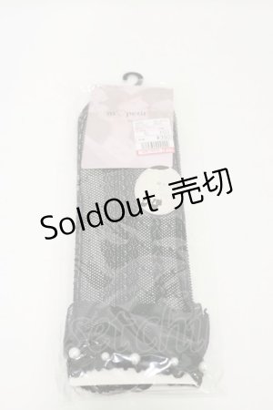 画像: m petit by misako / AMCSレーシーPLレース  ブラック/ホワイト H-25-06-03-008-LO-ZA-NS-ZH