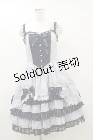 画像: BABY,THE STARS SHINE BRIGHT / mon petit loulouドールジャンパースカート Free サックス/ネイビー H-25-06-03-076-BA-OP-NS-ZH