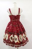 画像2: Angelic Pretty / Antique Chocolaterieパールジャンパースカート Free ワイン H-25-06-03-079-AP-OP-NS-ZH (2)