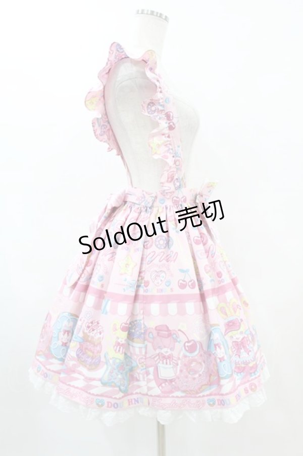 画像3: Angelic Pretty / Toy's Donut Dinerスカート Free ピンク H-25-06-03-1025-AP-SK-NS-ZH (3)