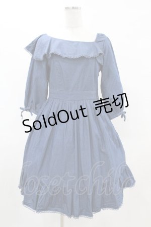 画像: LODISPOTTO / ダンガリーワンピース M ブルー H-25-06-03-1028-LO-OP-NS-ZH