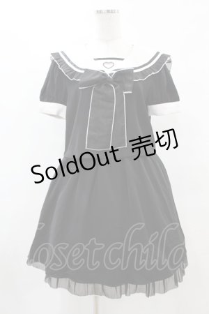画像: Jamie エーエヌケー / ≠ME本田珠由記コラボセーラーカラーワンピース M ブラック H-25-06-03-1031-LO-OP-NS-ZH