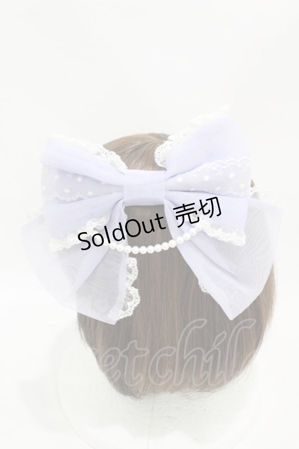 画像2: Angelic Pretty / フェアリーパールバレッタ  ラベンダー H-25-06-03-1005-AP-AC-NS-ZH (2)