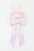 画像1: Angelic Pretty / リリカルバニーロゼッタブローチ  ラベンダー H-25-06-03-1006-AP-AC-NS-ZH (1)