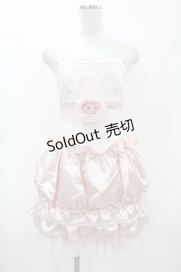 画像1: JESUS DIAMANTE / リッツドールワンピース 38 ピンク H-25-06-03-1040-JE-OP-NS-ZH (1)