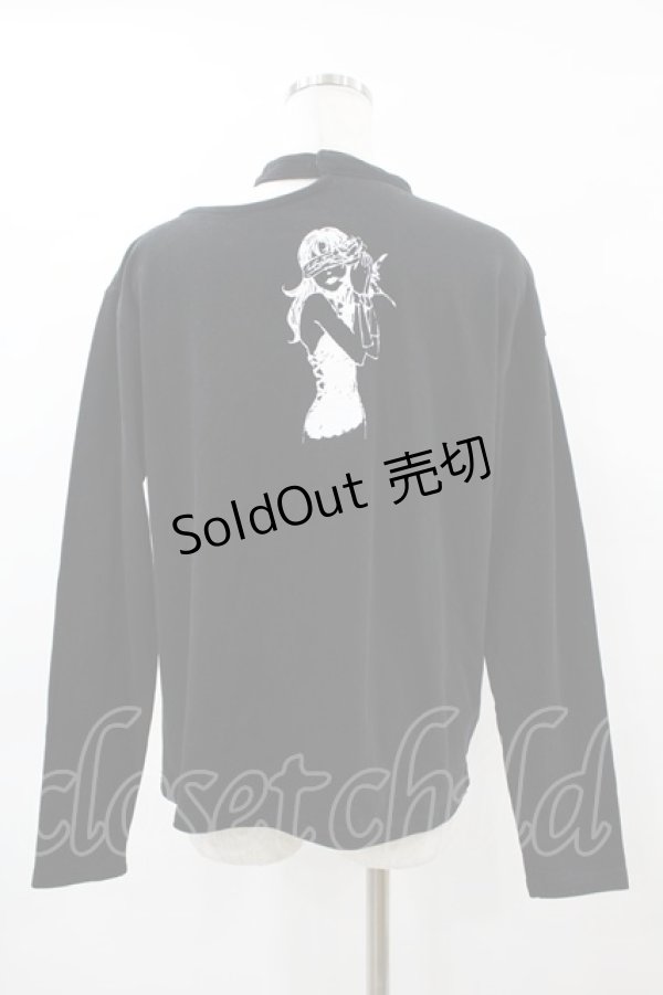 画像2: EATME / ベルトデザインTシャツ Free ブラック H-25-06-03-1050-LO-TS-NS-ZH (2)