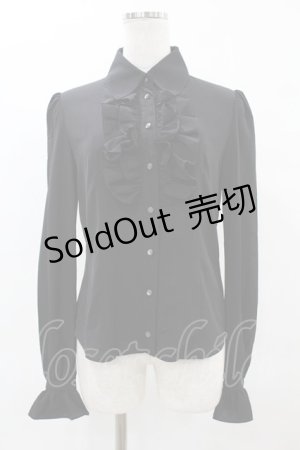 画像: NO.S PROJECT / 二次元と運命が交差するブラウス S ブラック H-25-06-03-1052-LO-BL-NS-ZH