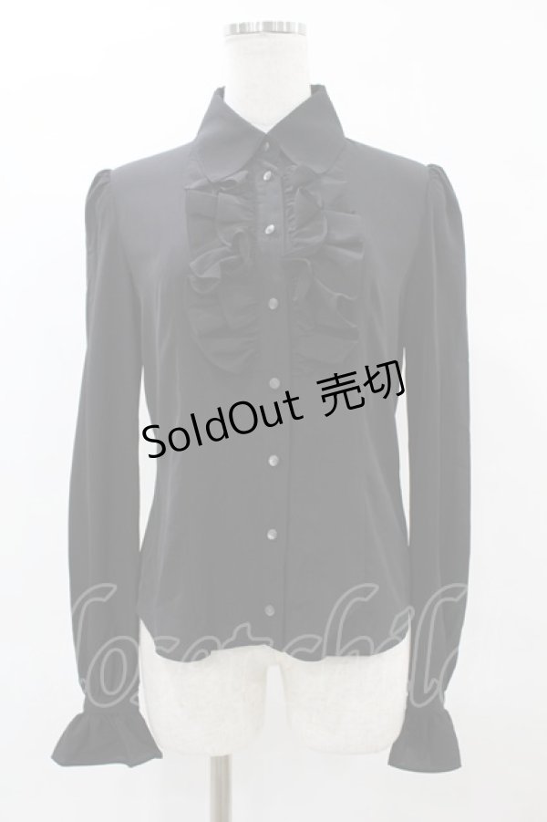 画像1: NO.S PROJECT / 二次元と運命が交差するブラウス S ブラック H-25-06-03-1052-LO-BL-NS-ZH (1)