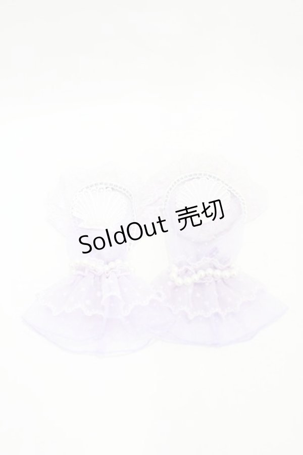 画像1: Angelic Pretty / Pearl Shellアームウォーマー  ラベンダー H-25-06-03-1009-AP-ZA-NS-ZH (1)