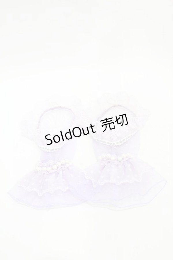 画像2: Angelic Pretty / Pearl Shellアームウォーマー  ラベンダー H-25-06-03-1009-AP-ZA-NS-ZH (2)