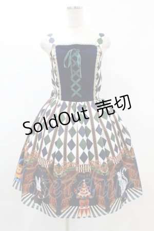 画像: axes femme kawaii / ドールズサーカスジャンスカ M ブルー H-25-06-03-1019-AX-OP-NS-ZH