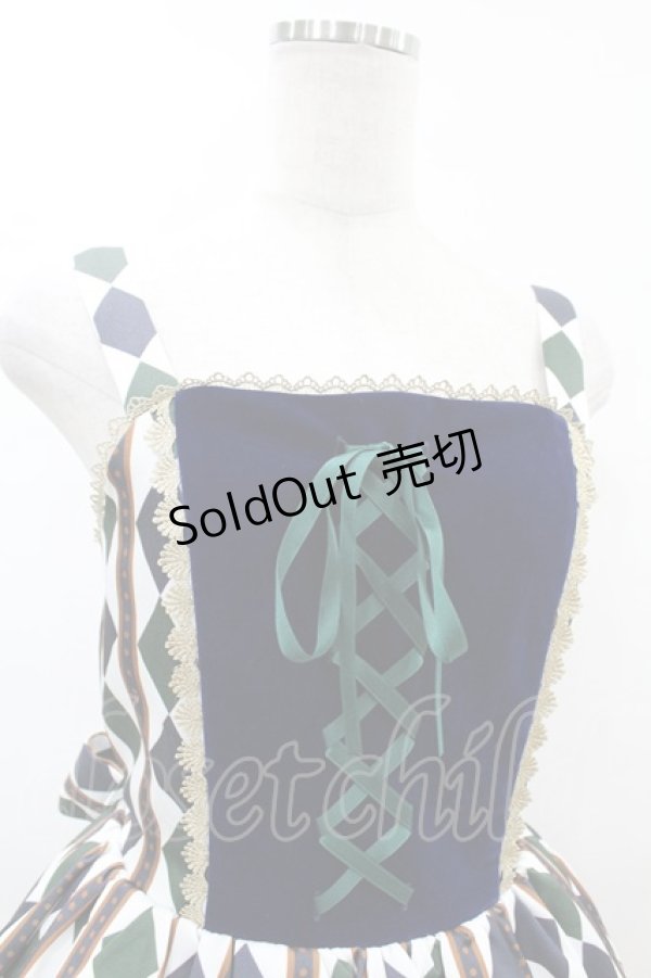 画像4: axes femme kawaii / ドールズサーカスジャンスカ M ブルー H-25-06-03-1019-AX-OP-NS-ZH (4)