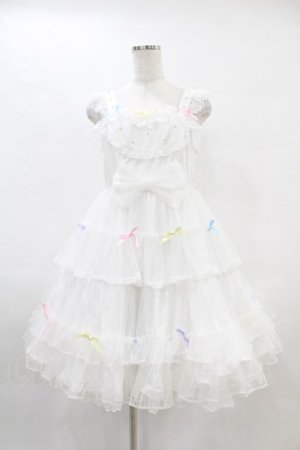 画像: Angelic Pretty / Sugar Decorationジャンパースカート Free オフ H-25-06-03-1021-AP-OP-NS-ZH