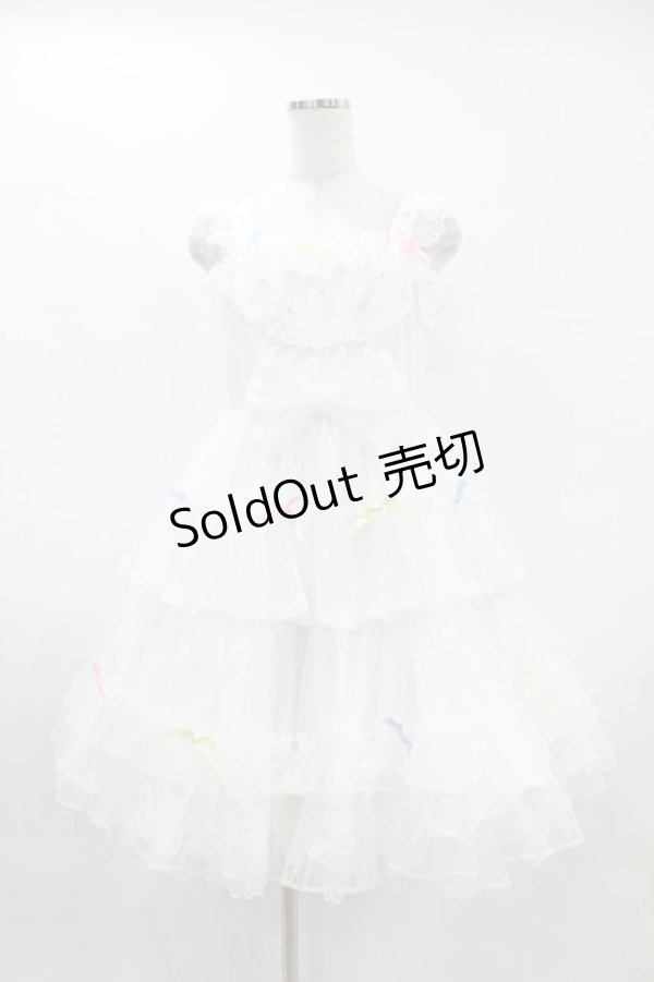 画像1: Angelic Pretty / Sugar Decorationジャンパースカート Free オフ H-25-06-03-1021-AP-OP-NS-ZH (1)