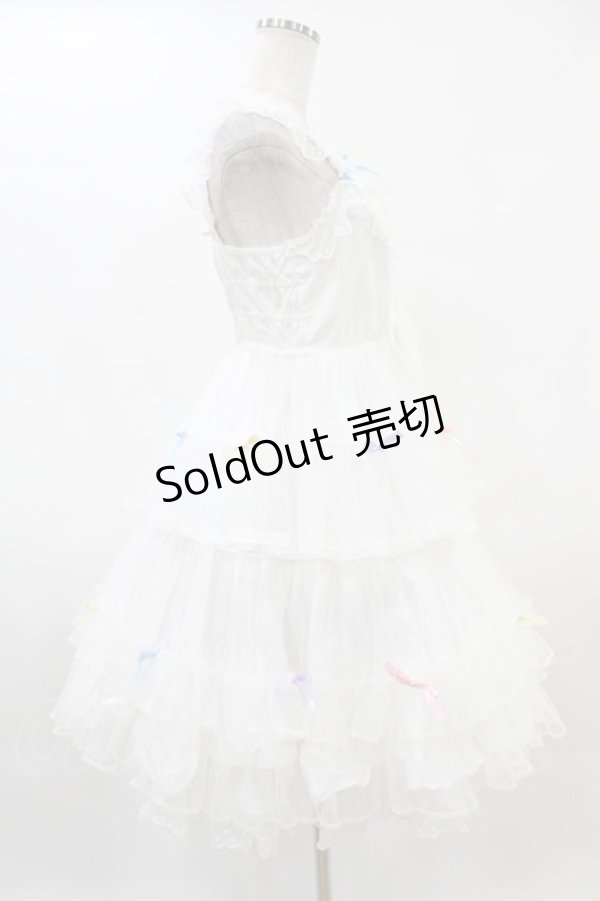 画像3: Angelic Pretty / Sugar Decorationジャンパースカート Free オフ H-25-06-03-1021-AP-OP-NS-ZH (3)