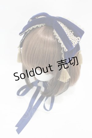 画像: axes femme kawaii / タッセル付リボンヘッドドレス  ブルー H-25-06-03-1004-AX-AC-NS-ZH