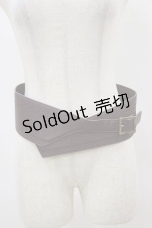 画像: axes femme / モードテイストアシメベルト Free ワイン H-25-06-03-020-AX-ZA-NS-ZH