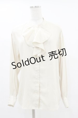 画像: an another angelus / クレープラッフルブラウス Free IVORY H-25-06-03-035-CA-BL-NS-ZH