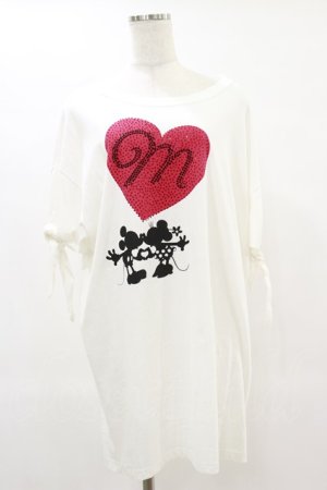 画像: Secret Honey / ビッグTシャツ(ミニーver.) Free オフ H-25-06-03-045-CA-TS-NS-ZH