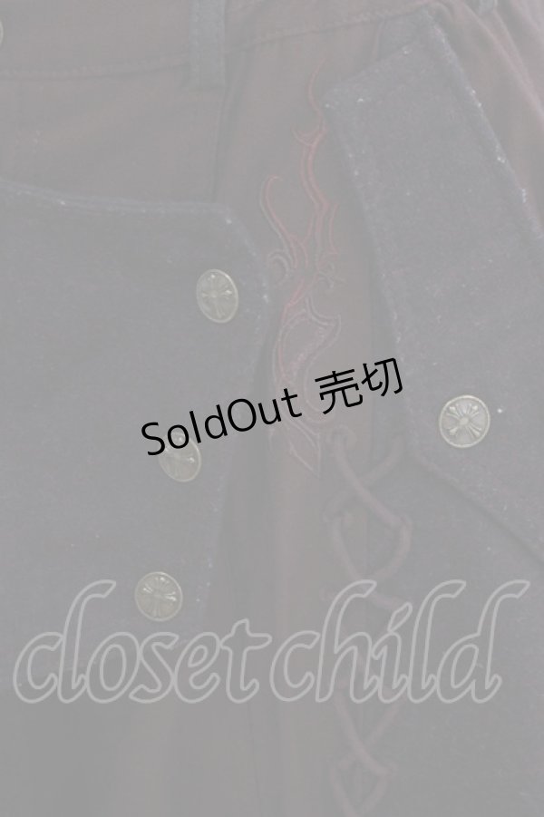 画像5: Ozz Croce / ベルト付きアシメパンツ  茶 H-25-06-04-026-OO-PA-KB-ZH (5)