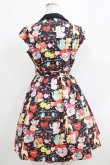 画像3: Shirley Temple / アンティークハートフルシャツワンピース 160 ブラック H-25-06-04-004-ET-OP-KB-ZH (3)