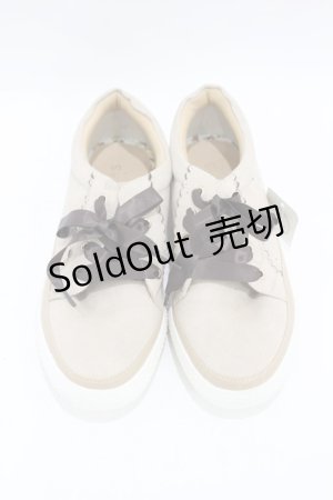 画像: axes femme / ローカットスニーカー M アイボリー H-25-06-04-1001-AX-SH-NS-ZH