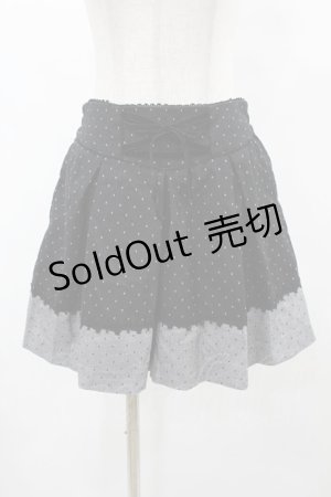 画像: axes femme / ドットジャカードキュロット M ブラック H-25-06-04-1044-AX-PA-NS-ZH