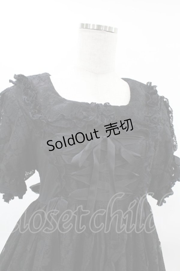 画像4: metamorphose / ラッセルレースベビードール(2001年) Free ブラック H-25-06-04-1007-ME-OP-NS-ZH (4)