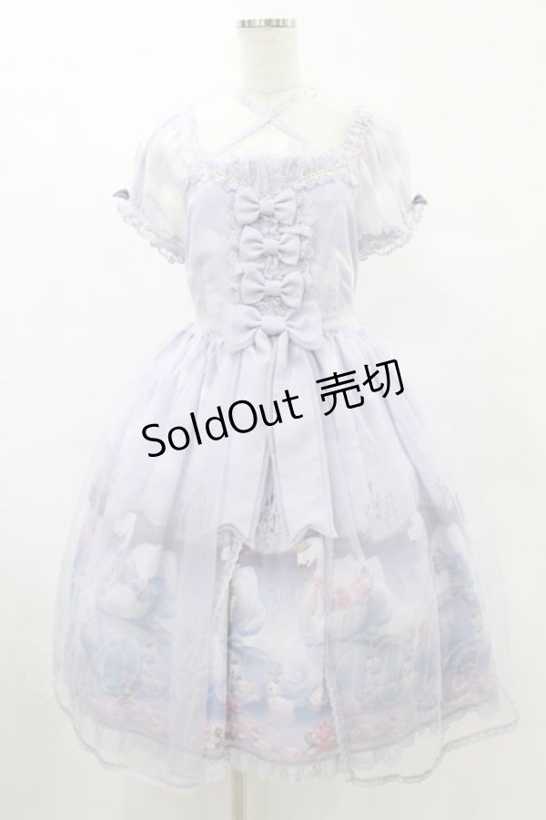 ●日本正規品● Angelic Pretty / Milky Swanミニ袖ワンピース Free ラベンダー コスプレ衣装