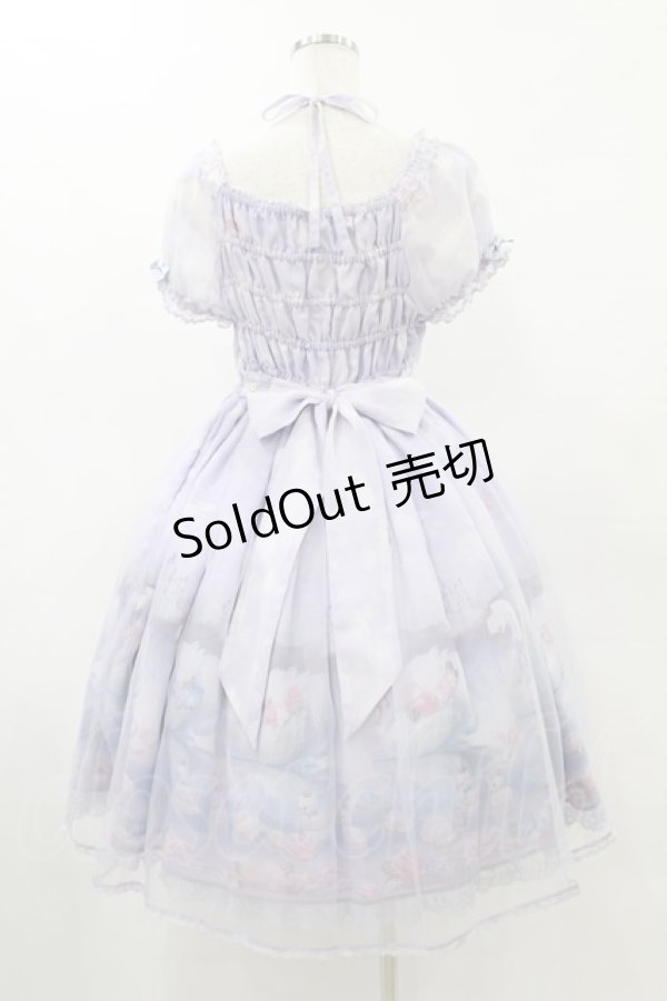 Angelic Pretty / Milky Swanミニ袖ワンピース Free ラベンダー